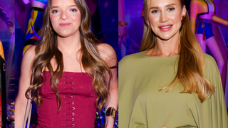 Macacão vinho, verde todo coberto e jeans com jaqueta: os looks de Rafa Justus, Ana Paula Siebert e Fabiana na festa das gêmeas Chiara e Sienna