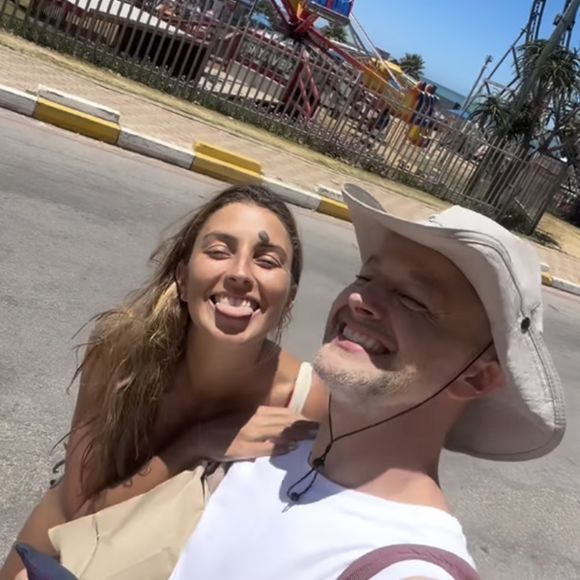 Lucas Lima assumiu, no começo deste ano, o relacionamento com a fotógrafa e publicitária Nina Forlin