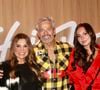 Caçula de Flávia Alessandra e Otaviano Costa, Olívia apostou em referências do streetwear ao combinar jaqueta cropped vermelha, calça de cintura alta e a clássica bolsa saddle da Vivienne Westwood no Rock in Rio