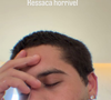 Zé Felipe surge nas redes após festa de Maria Alice e comenta 'ressaca monstra'; web reage ao desabafo