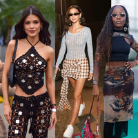 Rock in Rio 2026: 4 looks confortáveis que vão do boho chic com crochê ao grunge com tule e xadrez dos anos 90