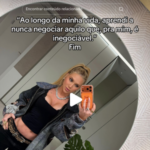 Virgínia Fonseca também compartilhou indireta após término com Vini Jr. e reforçou postura sobre 'não negociar o inegociável'