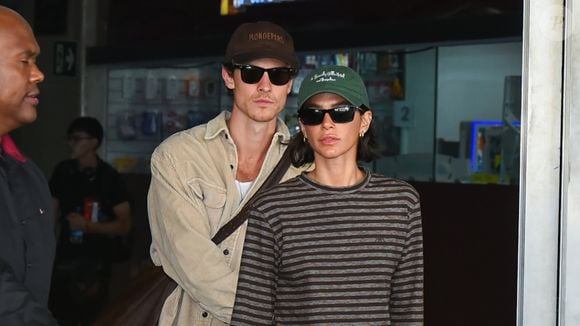 Bruna Marquezine desembarcou de novo nos EUA e foi recebida pelo namorado, Shawn Mendes, no aeroporto