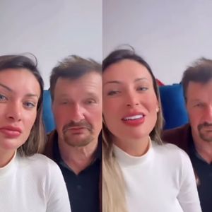 'Novo ator': Andressa Urach revela perdão ao pai, Carlos Urach, surge em vídeo com ele e anuncia conteúdo adulto