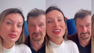 'Novo ator': Andressa Urach revela perdão ao pai, Carlos Urach, surge em vídeo com ele e anuncia conteúdo adulto