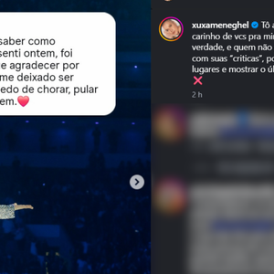 Xuxa Meneghel respondeu com bom humor às críticas recebidas pelo figurino usado na estreia da turnê 'O Último Voo da Nave'
