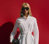 A camisa de tricoline da Renner aposta em ombreiras e mangas francesas para entregar um visual elegante e atemporal, inspirado no estilo clássico de Carolina Herrera, por R$ 139,90