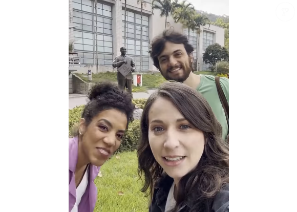Yrla Braga nos bastidores da novela 'Coração Acelerado'