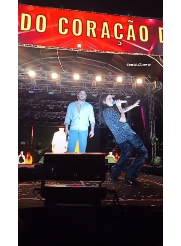 Ana Castela divertiu público ao imitar trejeito de Zé Felipe