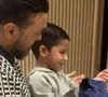 O cantor Belo causou polêmica ao surgir em um vídeo dando um selinho em Zyon, filho da namorada Rayane Figliuzzi