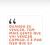 Mariana Goldfarb, ex-companheira de Cauã Reymond, também compartilhou a mensagem na tarde desta quinta-feira (17).