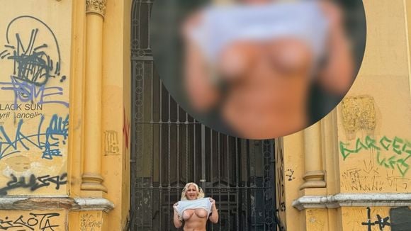 Gente? Participante do Miss Bumbum 2025 faz topless em frente à igreja e pede benção para vencer o concurso: 'A fé e meu corpo caminham juntos'