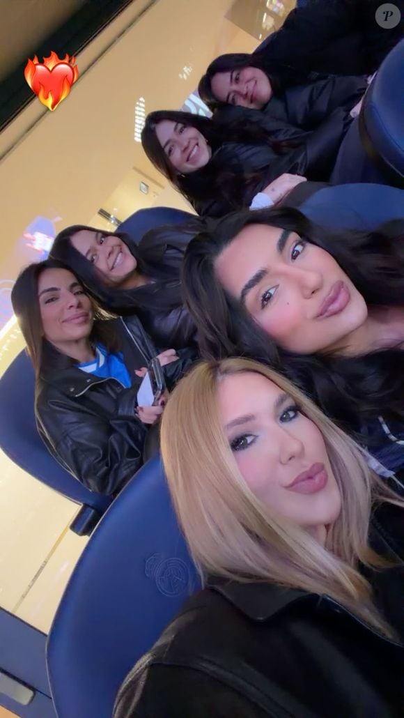 Virgínia Fonseca está prestigiando mais um jogo de Vini Jr. pelo Real Madrid neste sábado (01)