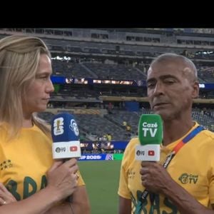 Romário chamou de 'ruído da impresa' a polêmica com Fernanda Gentil