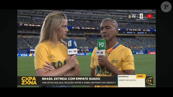 Romário chamou de 'ruído da impresa' a polêmica com Fernanda Gentil