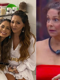 Novo barraco em 'A Fazenda 18' envolve Lexa! Darlin joga água em Giovanna Gold e ameaça rival diante das fotos dos filhos: 'Achou uma maluca'