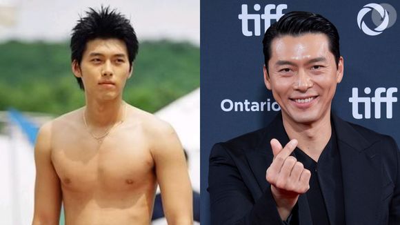 Antes e depois dos atores de doramas: o galã Hyun Bin em 'Bodyguard' (2000) e hoje, aos 42 anos