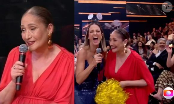 "A Globo também é sua casa. Quero que essa seja a primeira de muitas das suas participações em nossos programas", disse Amauri Soares a Sonia Abrão